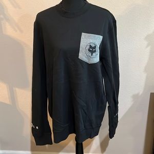 Fox Crew Fleece Sweatshirt Size Large NWT